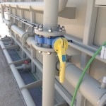 valvulería y conducciones en la planta potabilizadora UTAP200